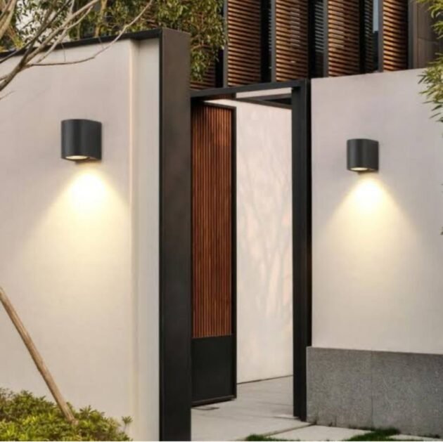 Wall Lights exterior or outdoor , dual way with replaceable lamps