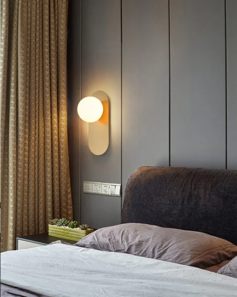 Hook interior led fancy modern nordic wall lights