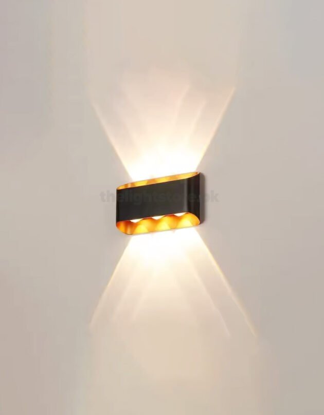 Cheap low budget up down wall light 6 led