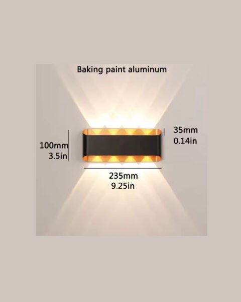 Cheap low price up down wall light 8 led