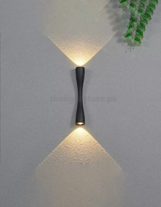 Cheap black up down slim wall light Lahore