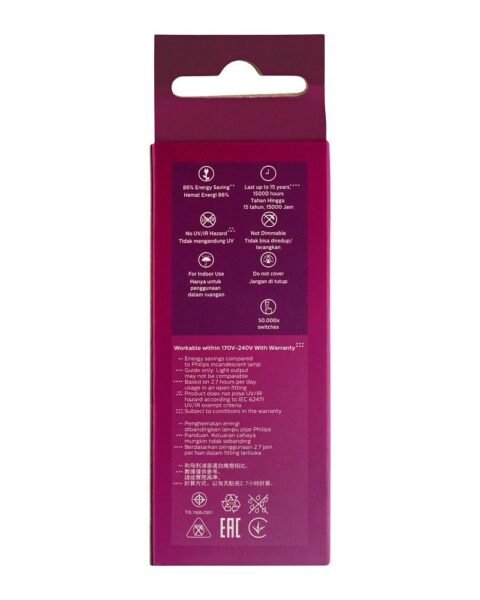 PHILIPS LED CANDLE BULB E14 AMBER LAHORE PAKISTAN