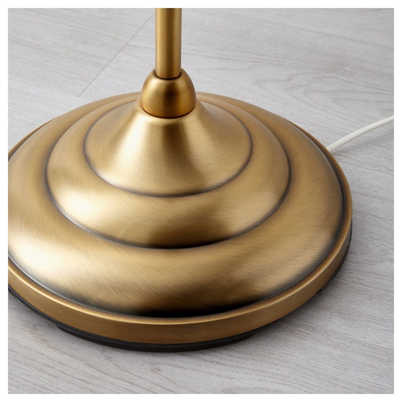 Ikea Floor Lamp ARSTID Brass Shade Close-Up